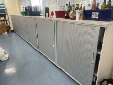 6 x Tambour Cabinets