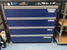 No Reserve 4 Drawer Wooden Unit