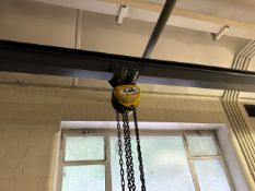 NO RESERVE Hoist & Chain SWL 250kg Navy Morris Chain - 150kg