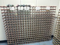 NO RESERVE Wooden & Metal Wine Racks x2
