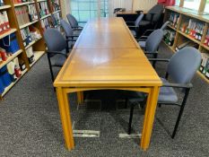 No Reserve Meeting Table With 6 Chairs