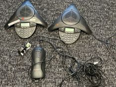 No Reserve - Pair Of Polycom Soundstation