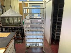 No Reserve - 9 Tier Mobile Storage Rack x3