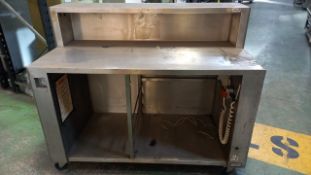 NO RESERVE - Bar Unit / Catering Storage - Preparation Table