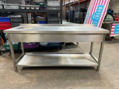 NO RESERVE, Stainless Steel Sink Unit