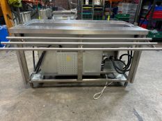 NO RESERVE, Nuttall Stainless Steel Refrigerated Serving Counter