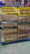 NO RESERVE, 1 x Pallet of Mixed Empty Glass Racks