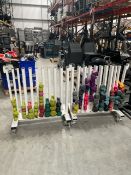 NO RESERVE Used Dumbbells & Racking