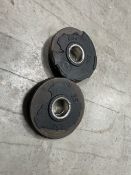 NO RESERVE Jordan Metal Weight Plates 2.5kg x4