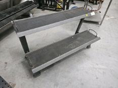Commercial Gym Two Tier Weight Rack