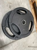 NO RESERVE Jordan Metal Weight Plates 25kg x2