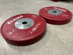 Eleiko Red Weight Plates 25kg x2