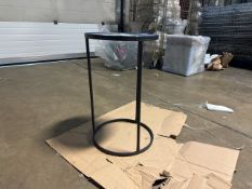 Holden Side Table In Black Metal