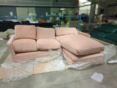 Otto Pink Corner Sofa