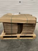 NO RESERVE Approx 800 Cardboard Flat Pack Boxes Measuring Approx 37x19.5x3.5cm