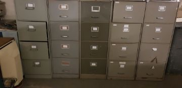 NO RESERVE 4 Draw Filing Cabinets