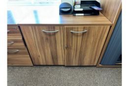 NO RESERVE Walnut Storage Cupboard