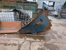 1.5 Cubic Metre Tipping Skip To Suit Forklift