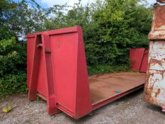 Hooklift Flat Skid Body 20ft x 8ft