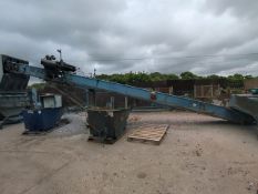 16m Incline Conveyor Manufactured By Portable Conveyors JKT650 With Overband Magnet