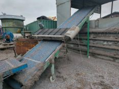 6m x 1m Outlet Conveyor & Over-band Magnet