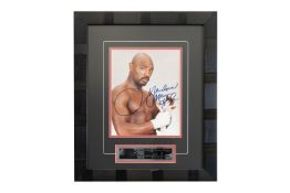 Marvelous Marvin Hagler Signed Picture