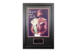 Frank Bruno Signed Photo