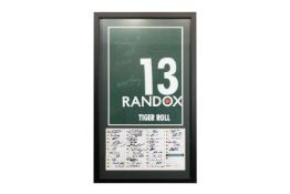 Tiger Roll Grand National Winning horse signed replica saddle cloth from Grand National