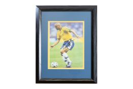 Ronaldo Signed Picture Brazil