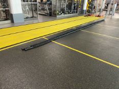 38mm Battle Rope 15m with Hoop Floor/Wall Anchor