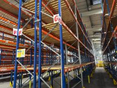 16 Bays of Back To Back Back Boltless Pallet Racking
