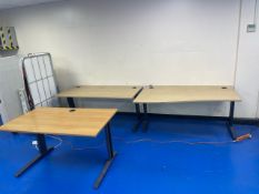 NO RESERVE Trio Of Office Desks
