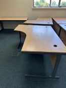 NO RESERVE Pair Of Curved Radial Office Desks