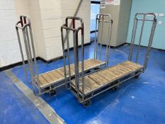 Pair Of Gondola Warehouse Trolleys