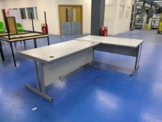 NO RESERVE Pair Of Straight Rectangular Office Desks