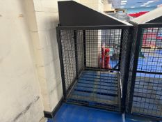 Secure Paper Bin Cage