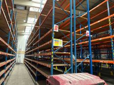 14 Bays Of Back To Back Boltless Pallet Racking