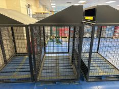 Secure Paper Bin Cage