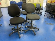 4 x Adjustable Office Chairs