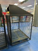 Secure Paper Bin Cage