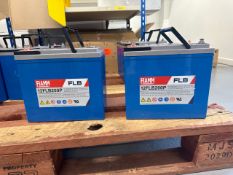Fiamm 12FLB200P VRLA Battery x 2