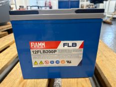 Fiamm 12FLB200P VRLA Battery x 2
