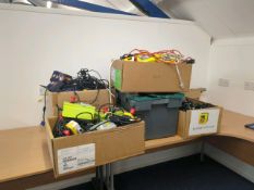 Boxes of Various Electrical Emergency Stop Boxes, Points & Cables