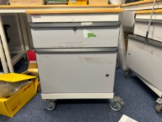 Mobile Under Desk Cabinet x3