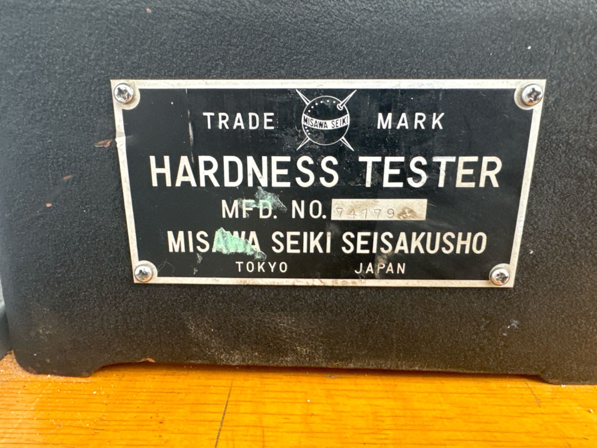 Misawa Seiki Hardness Tester - Image 5 of 7