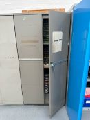 Metal Cabinet and Contents