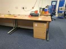 2 x Desk & 2 x Desk Tidy