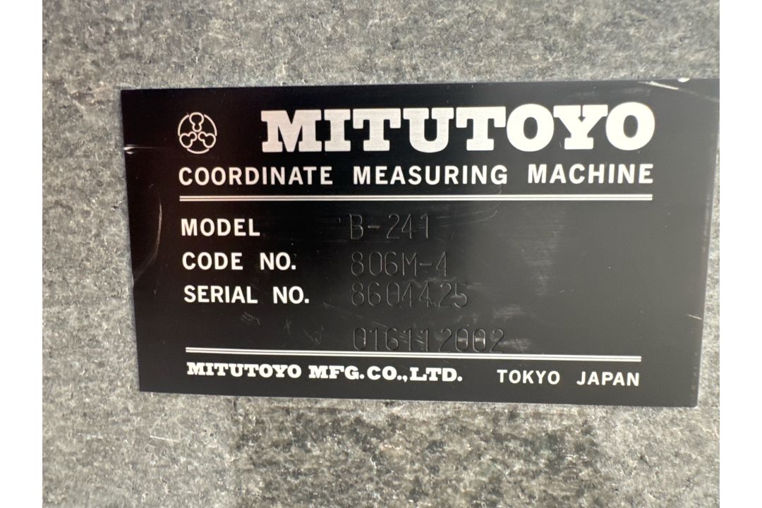 Mitutoyo B241 Manual CMM Machine - Image 10 of 12