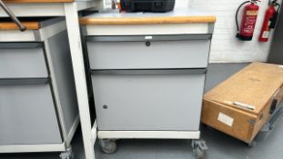 Mobile Under Desk Cabinet x 5