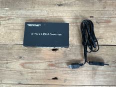 11 x TECKNET 3 Port 4k HDMI Switchers